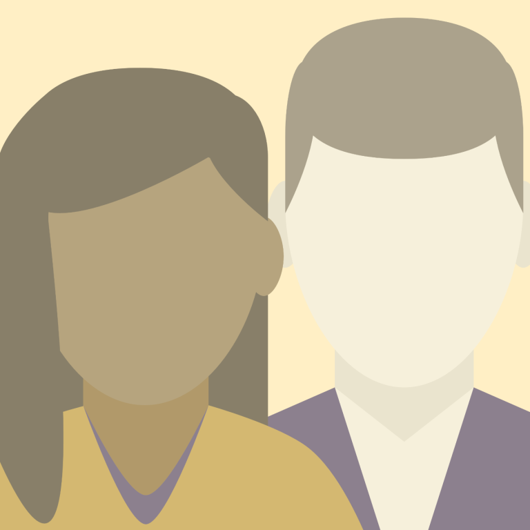 Executive Talent Management: Icon showing a woman and a man