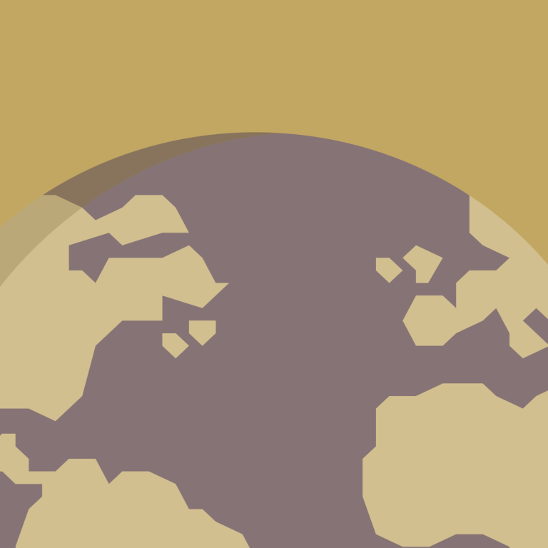 Sustainability and Corporate Social Responsibility: Icon showing a picture of the Earth