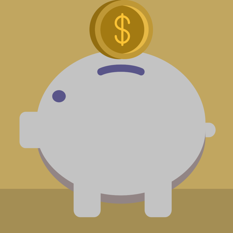 Margin Optimisation: Icon showing a piggy bank with a coin entering at the top
